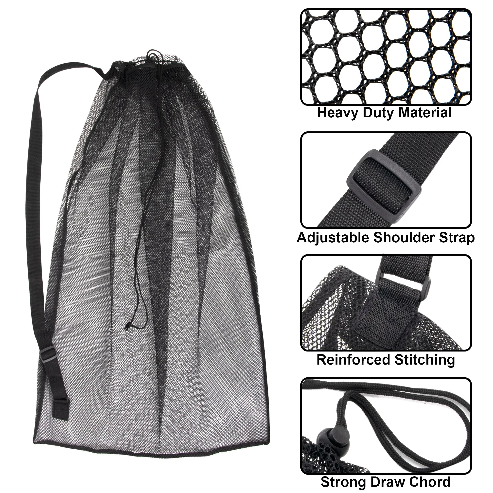 2XL Mesh Laundry & Sports Bag - 40 X 30 Inches