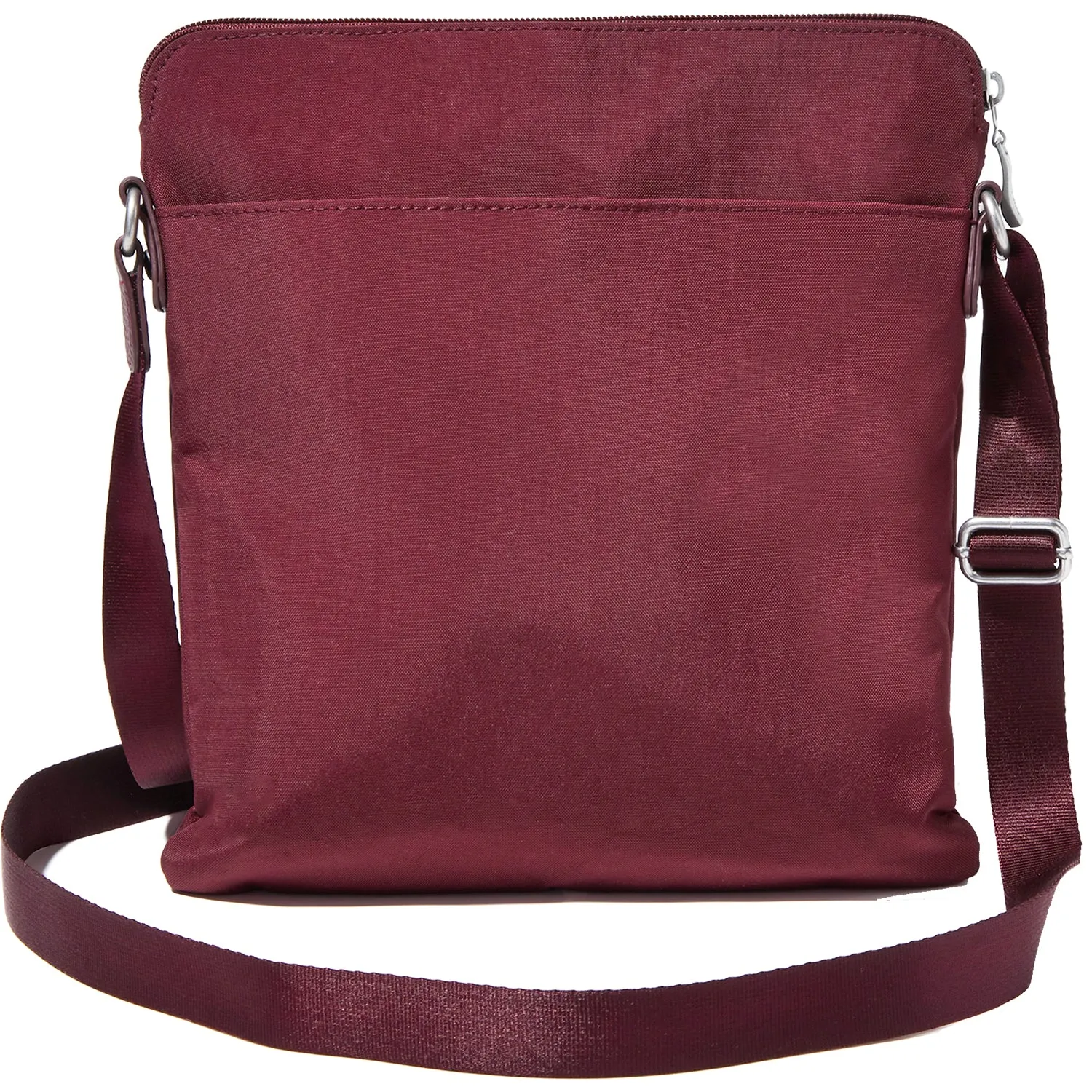 Baggallini Go Bagg with RFID Phone Wristlet Dark Cherry Nylon