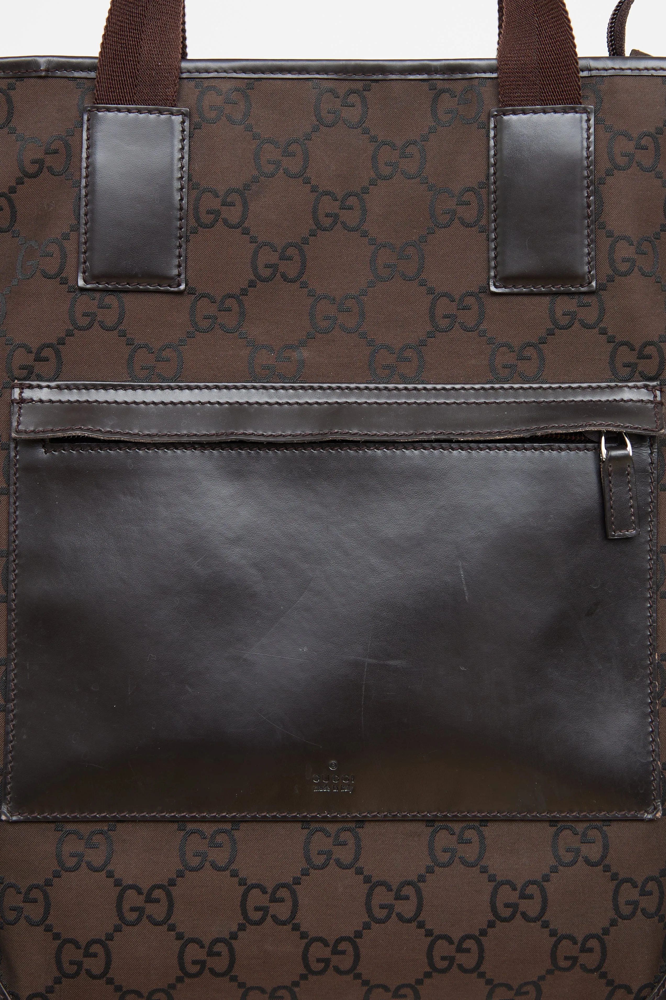 Brown GG Supreme Tall Tote Bag