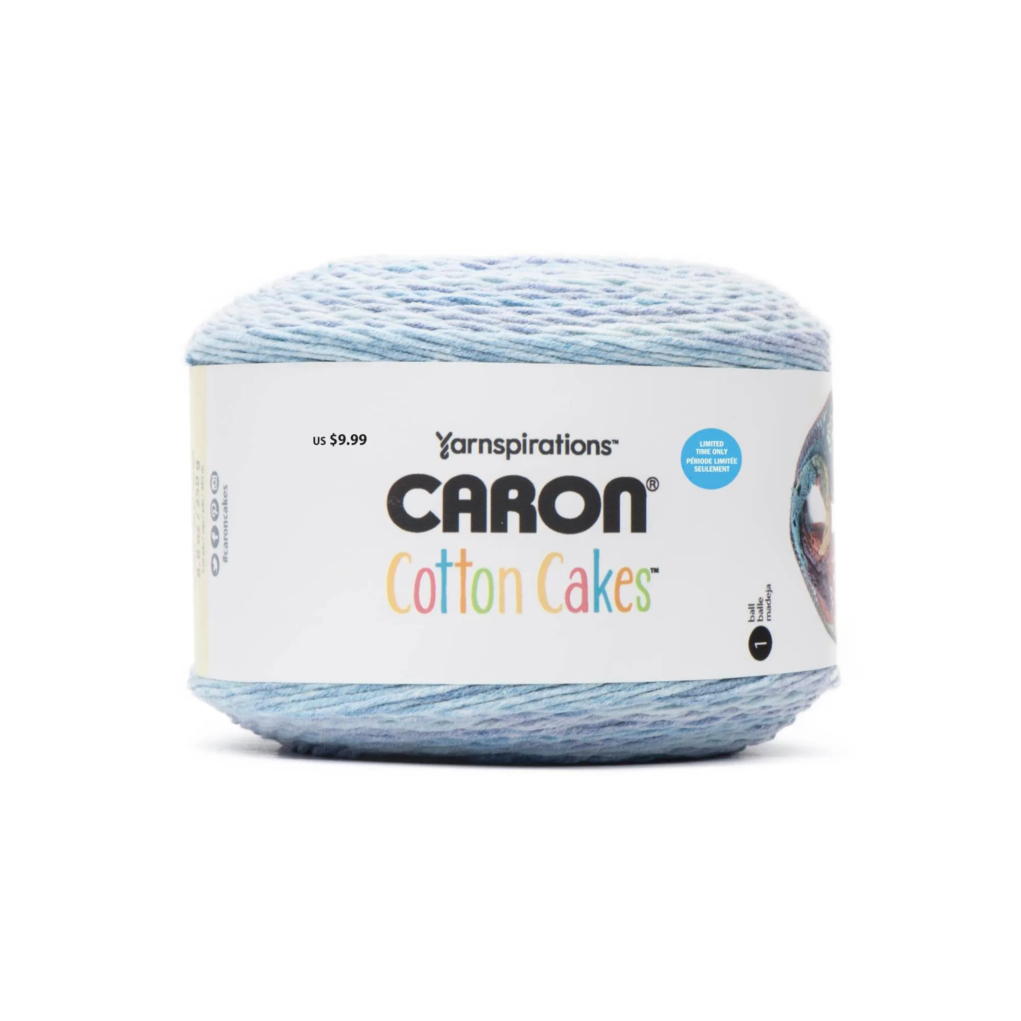 Caron Cotton Cakes Yarn (250g/8.8oz) - Discontinued Shades