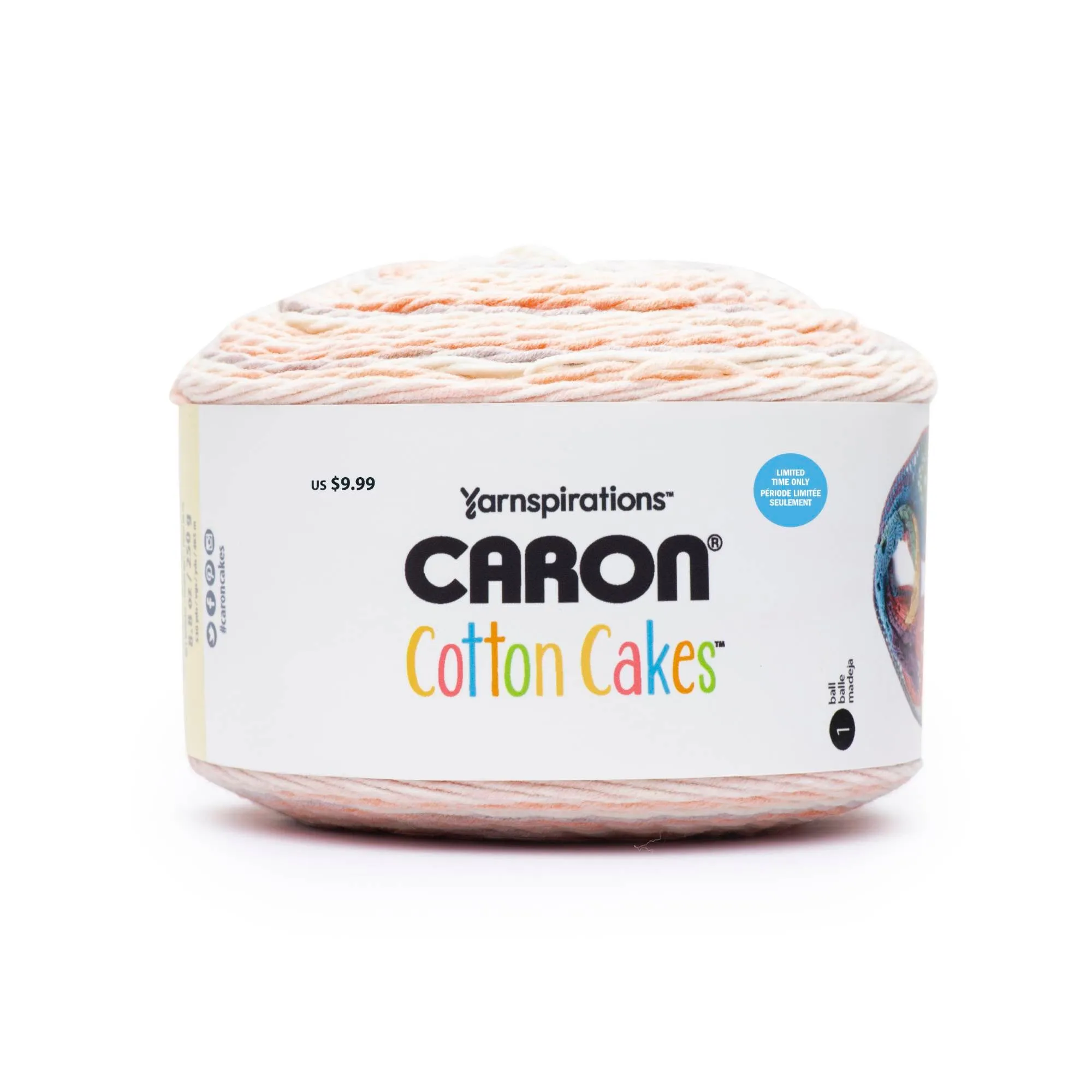 Caron Cotton Cakes Yarn (250g/8.8oz) - Discontinued Shades
