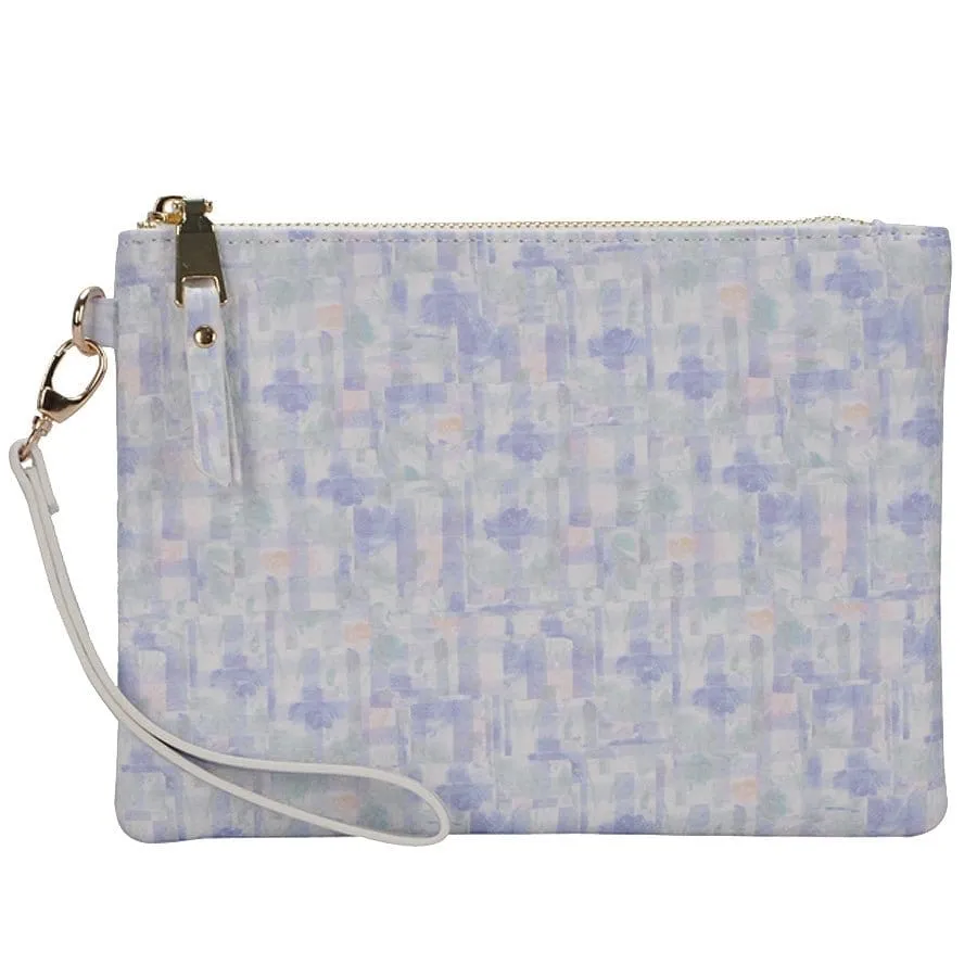 CLW2505 Gingham Clutch With Wristlet