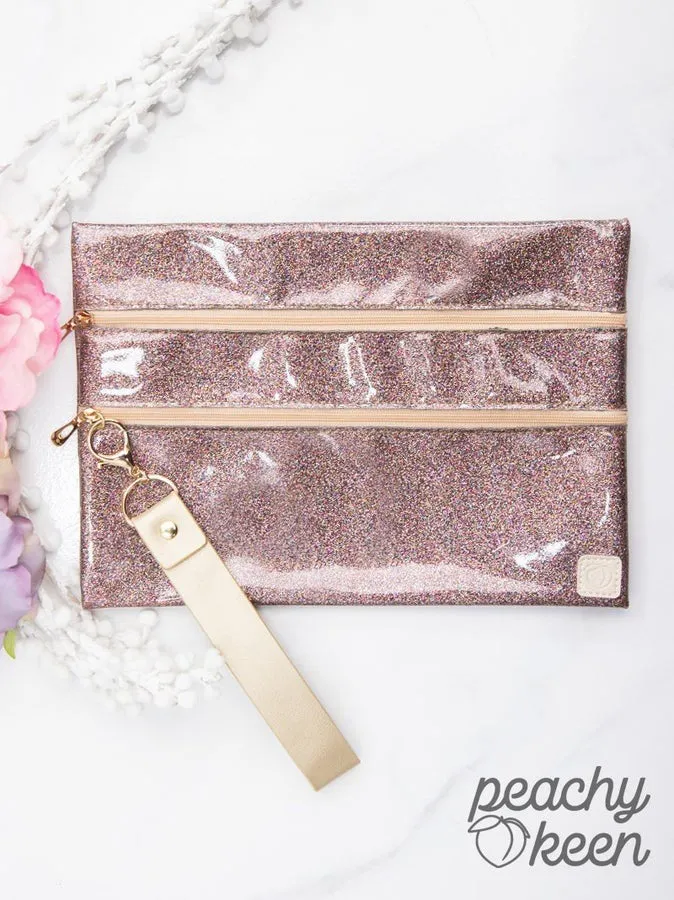 Double Zipper Wristlet Versi Bag
