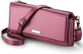 Dteck Small Crossbody Handbag for Women, Women's Leather Mini Handle Bag with Chain, Lightweight Shoulder Bag for Women Girl