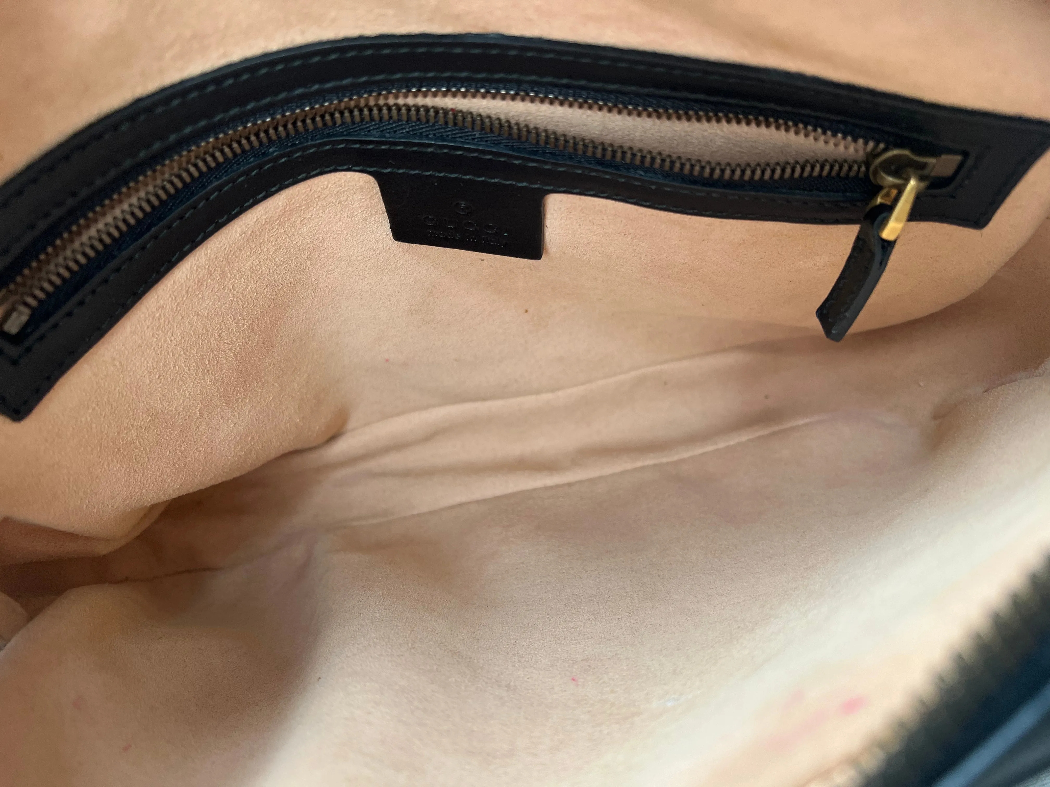 Gucci GG Black Marmont Belt Bag