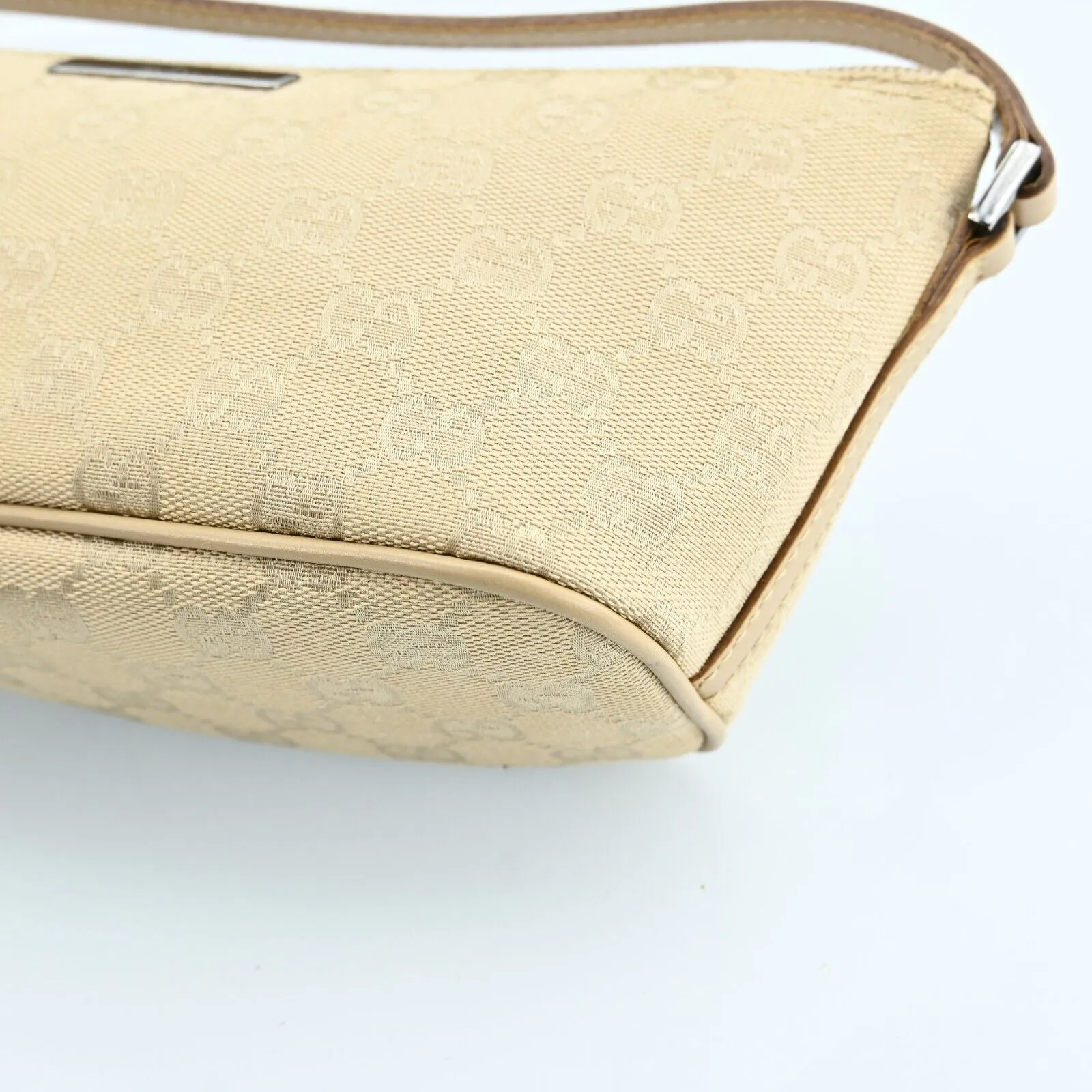 Gucci Hand Bag Pouch Gg Canvas