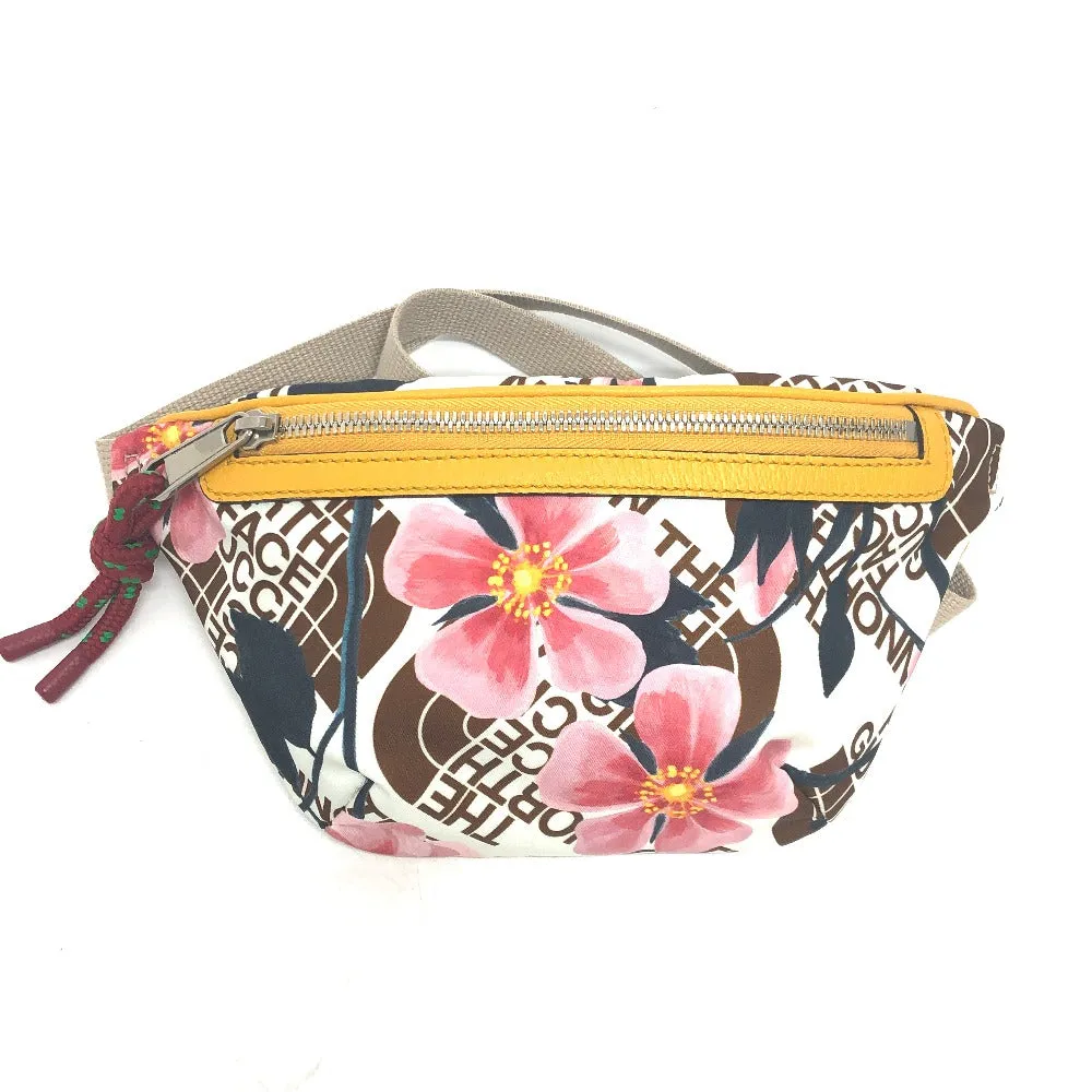 GUCCI Sling bag 650299 Nylon multicolor THE NORTH FACE collaboration waist pouch Women Used