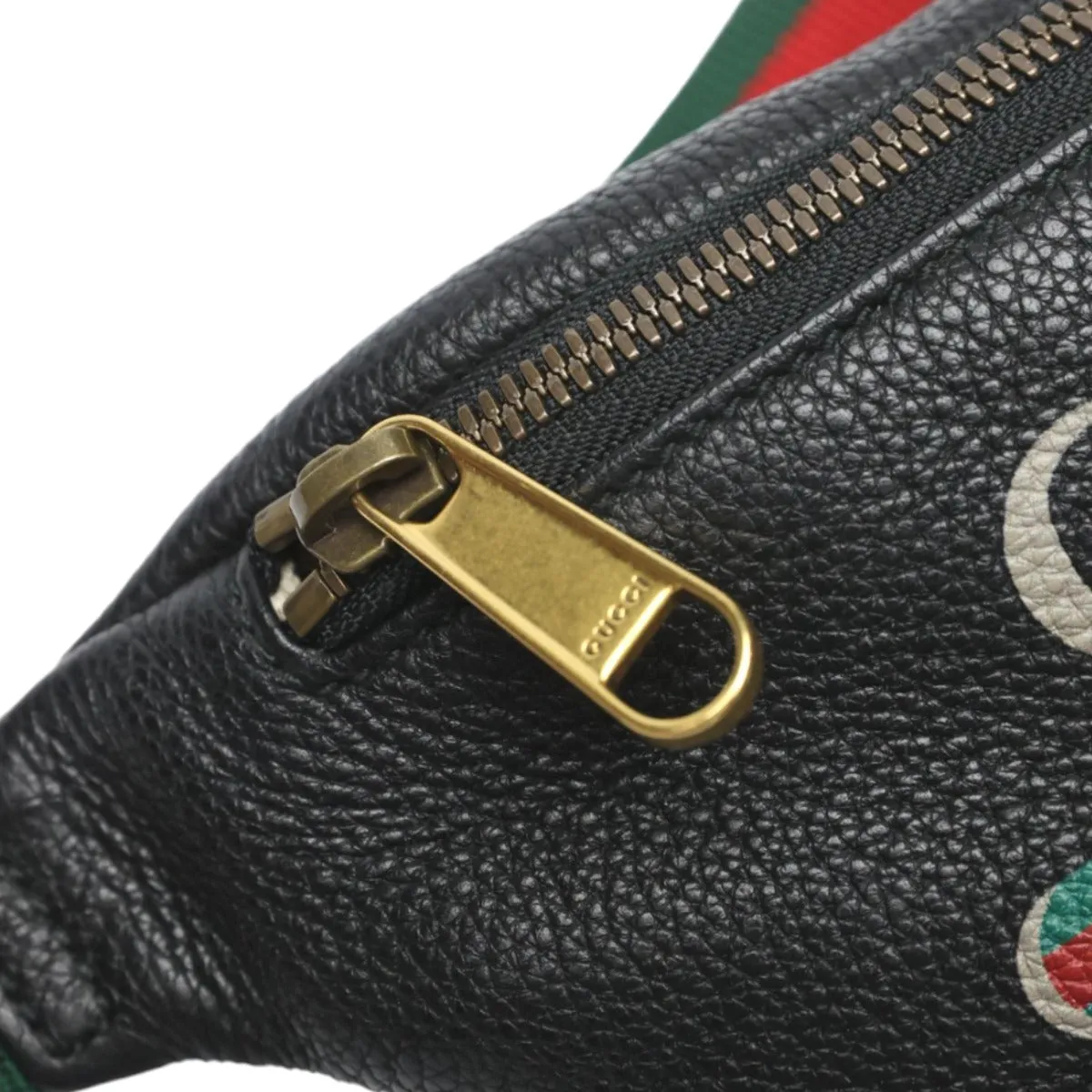 GUCCI Waist bag 527792 leather black Waist pouch unisex(Unisex) Used