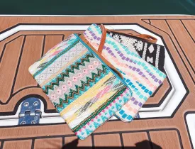 Happy Go Lucky Beaded Wristlet