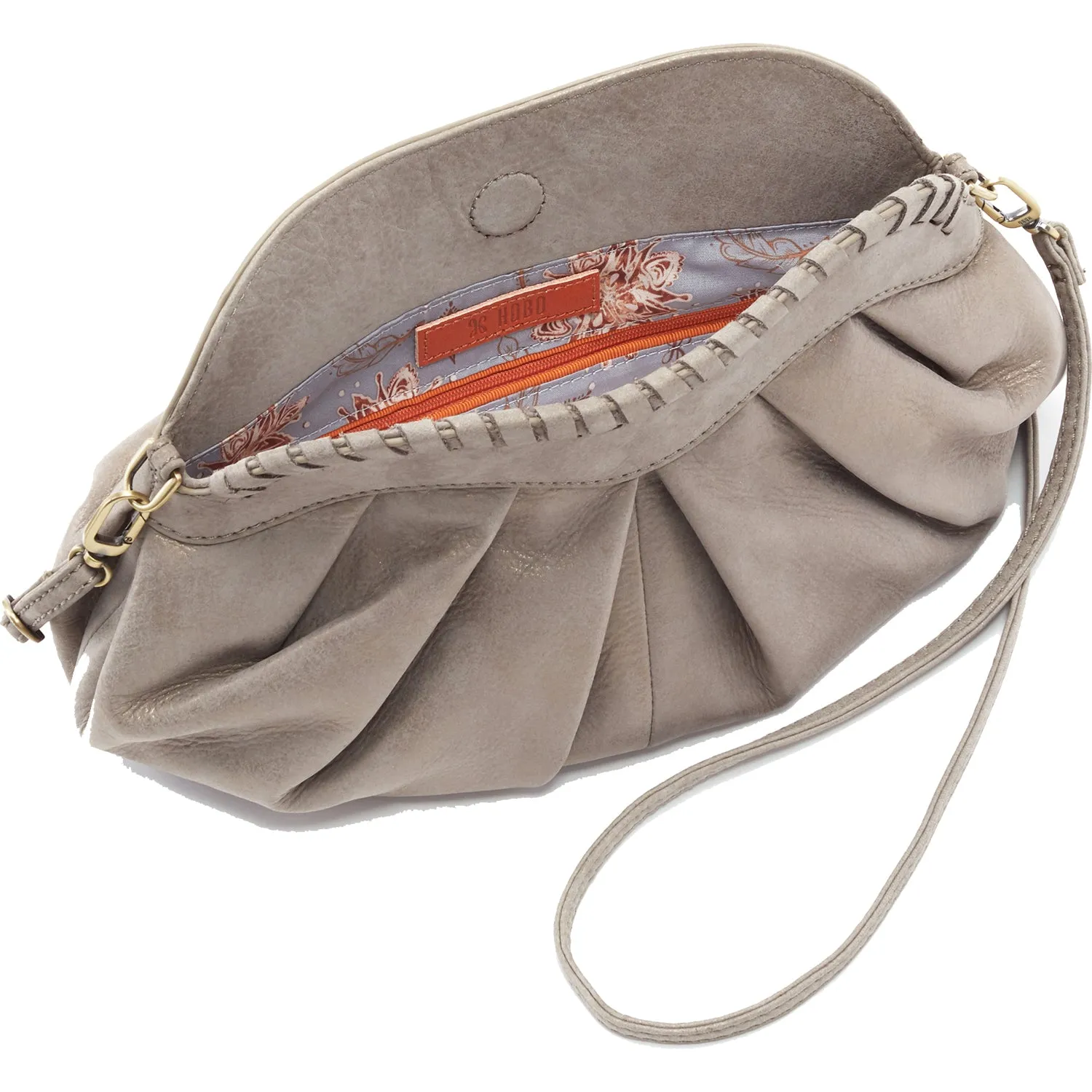 Hobo Gaze Granite Gold Metallic Leather