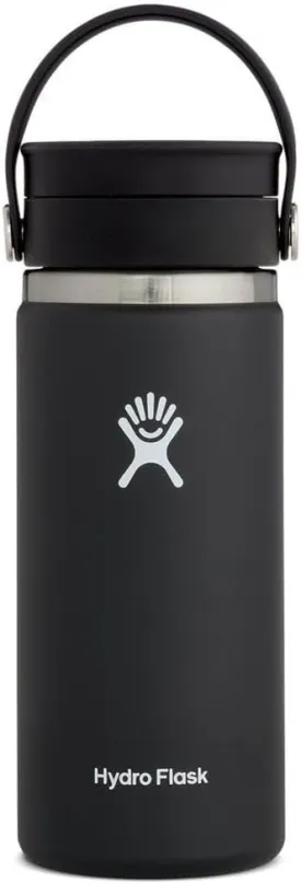 Hydro Flask 16 oz Wide Mouth Bottle with Flex Sip Lid Black