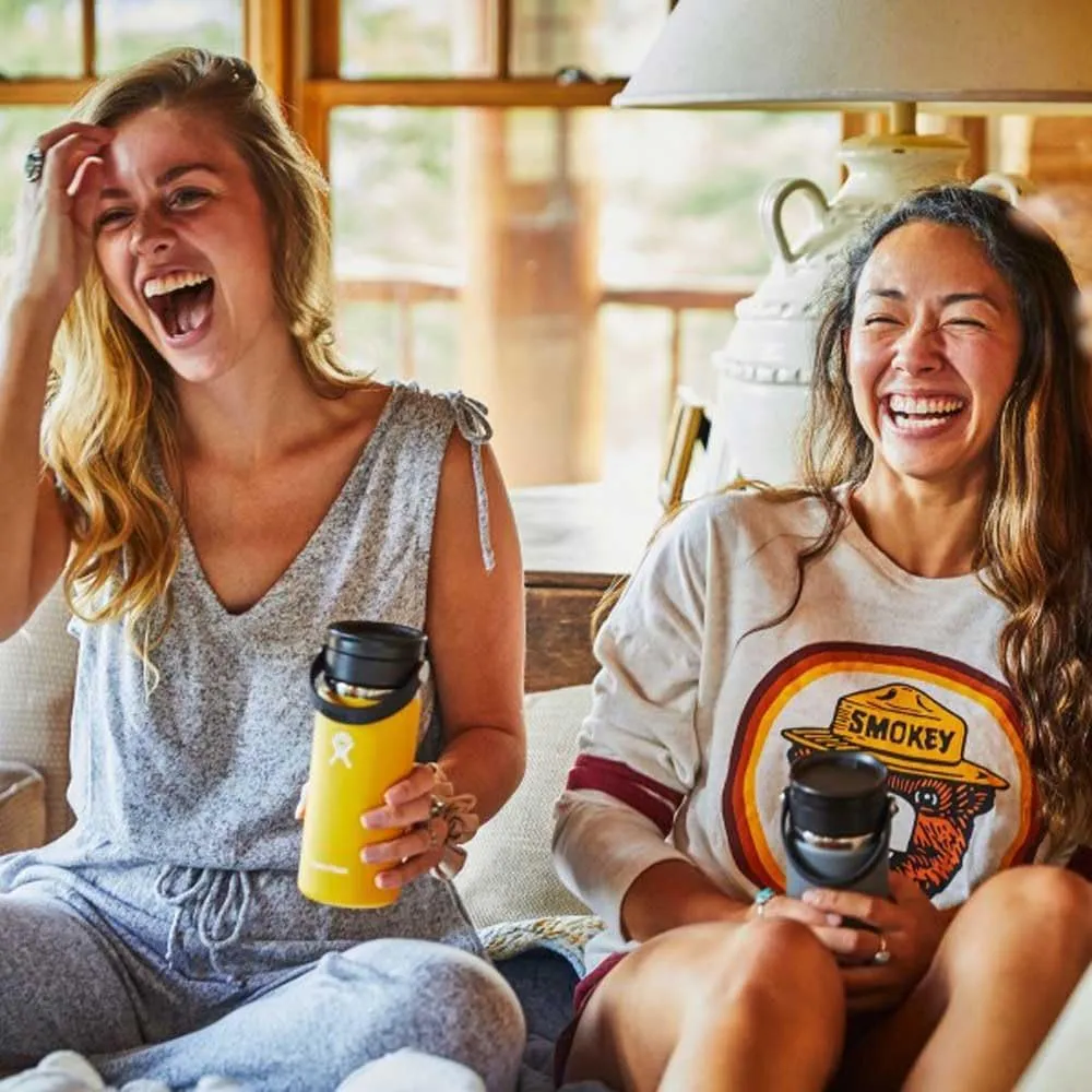Hydro Flask 16 oz Wide Mouth Bottle with Flex Sip Lid Black