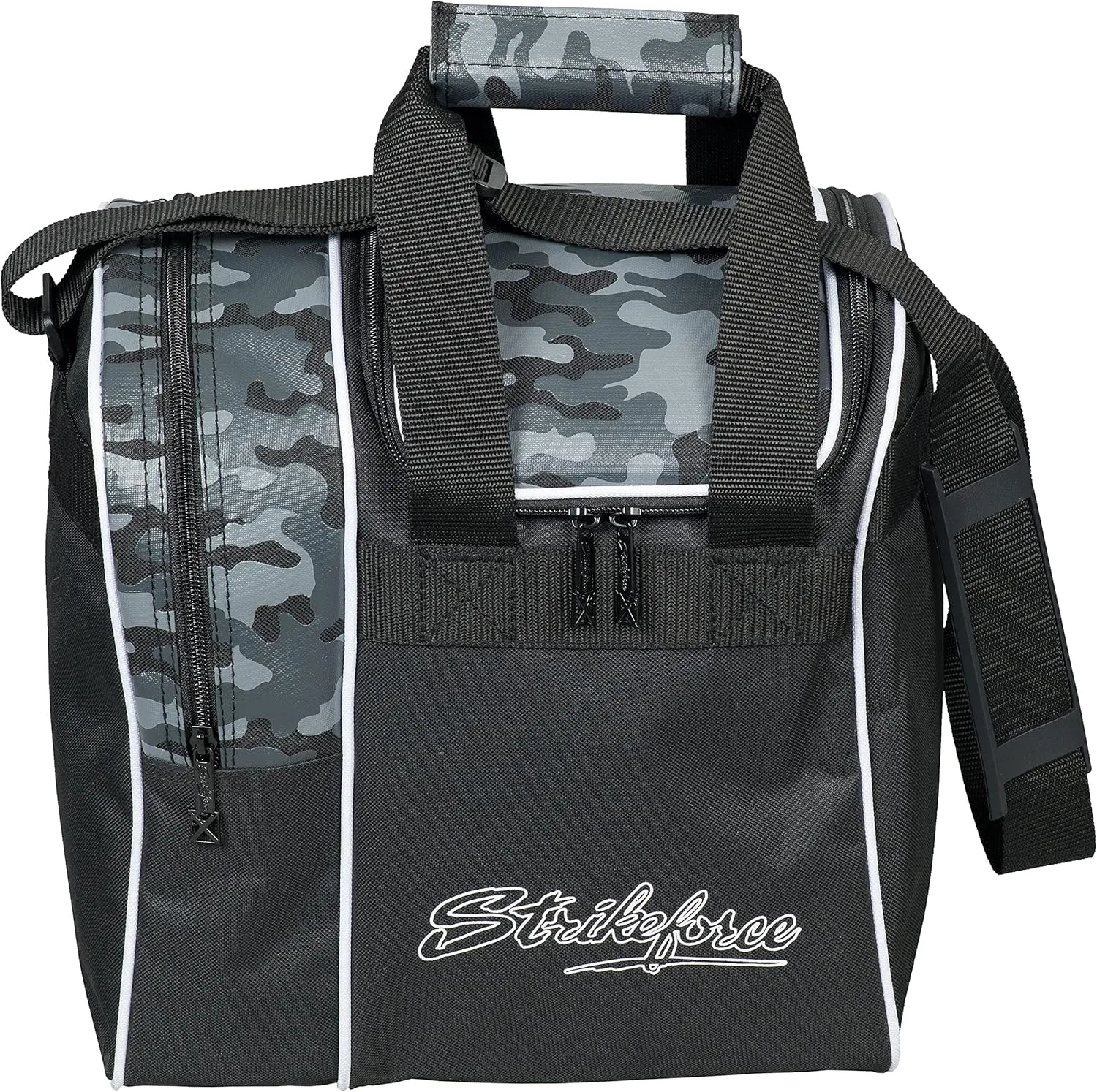 KR Strikeforce Rook Single Tote with Side Shoe Compartment - Holds One Ball and Pair of Shoes up to Size 11