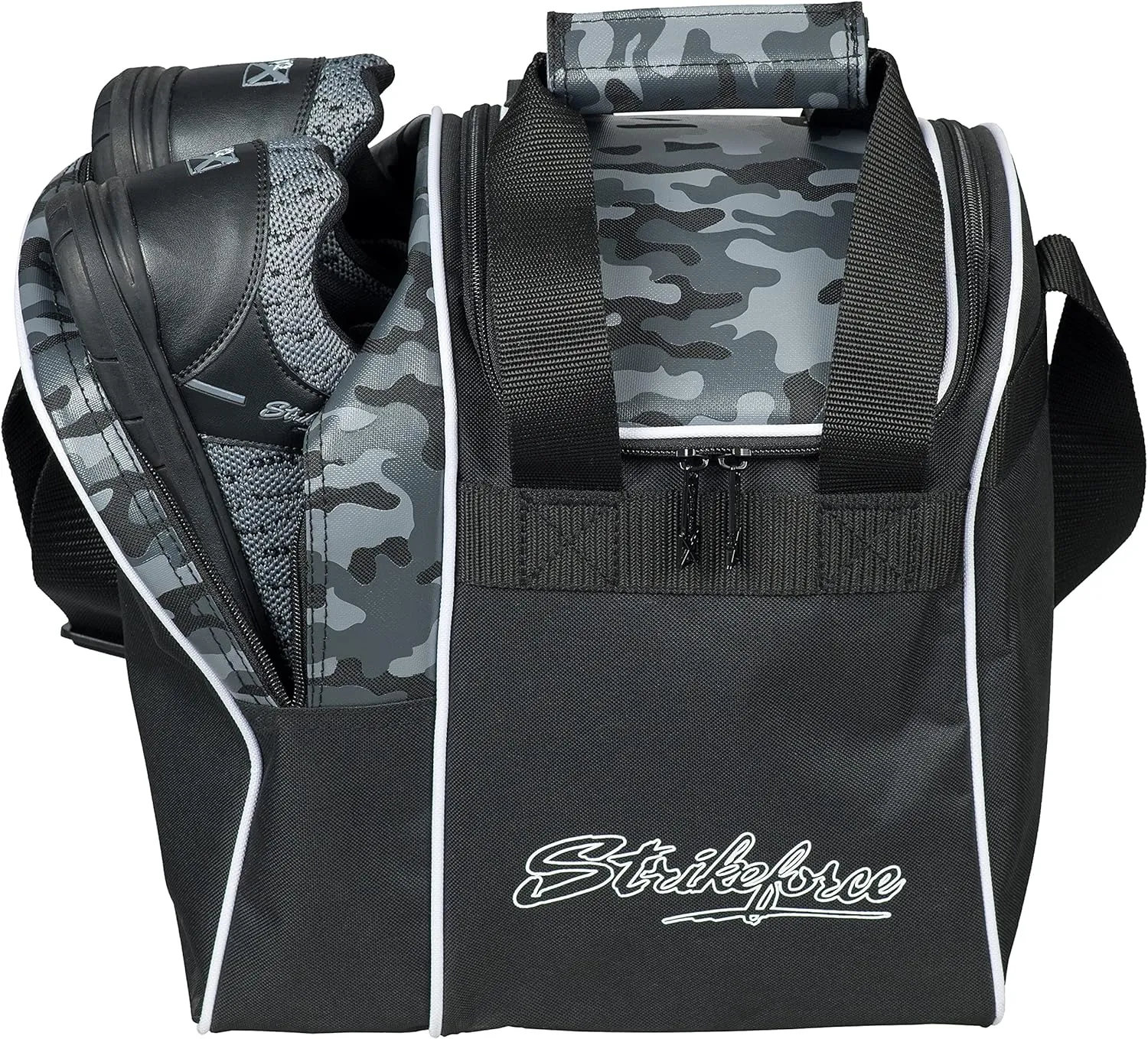 KR Strikeforce Rook Single Tote with Side Shoe Compartment - Holds One Ball and Pair of Shoes up to Size 11