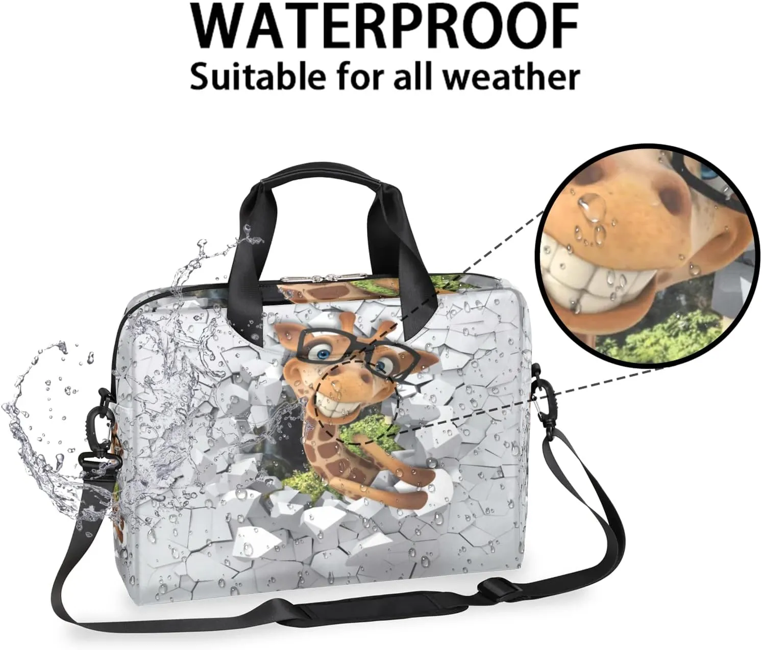 Laptop Bag 15.6 Inch Laptop Sleeve Case for Men Women Briefcase Messenger Bag 16 Inch Computer Shoulder Bag