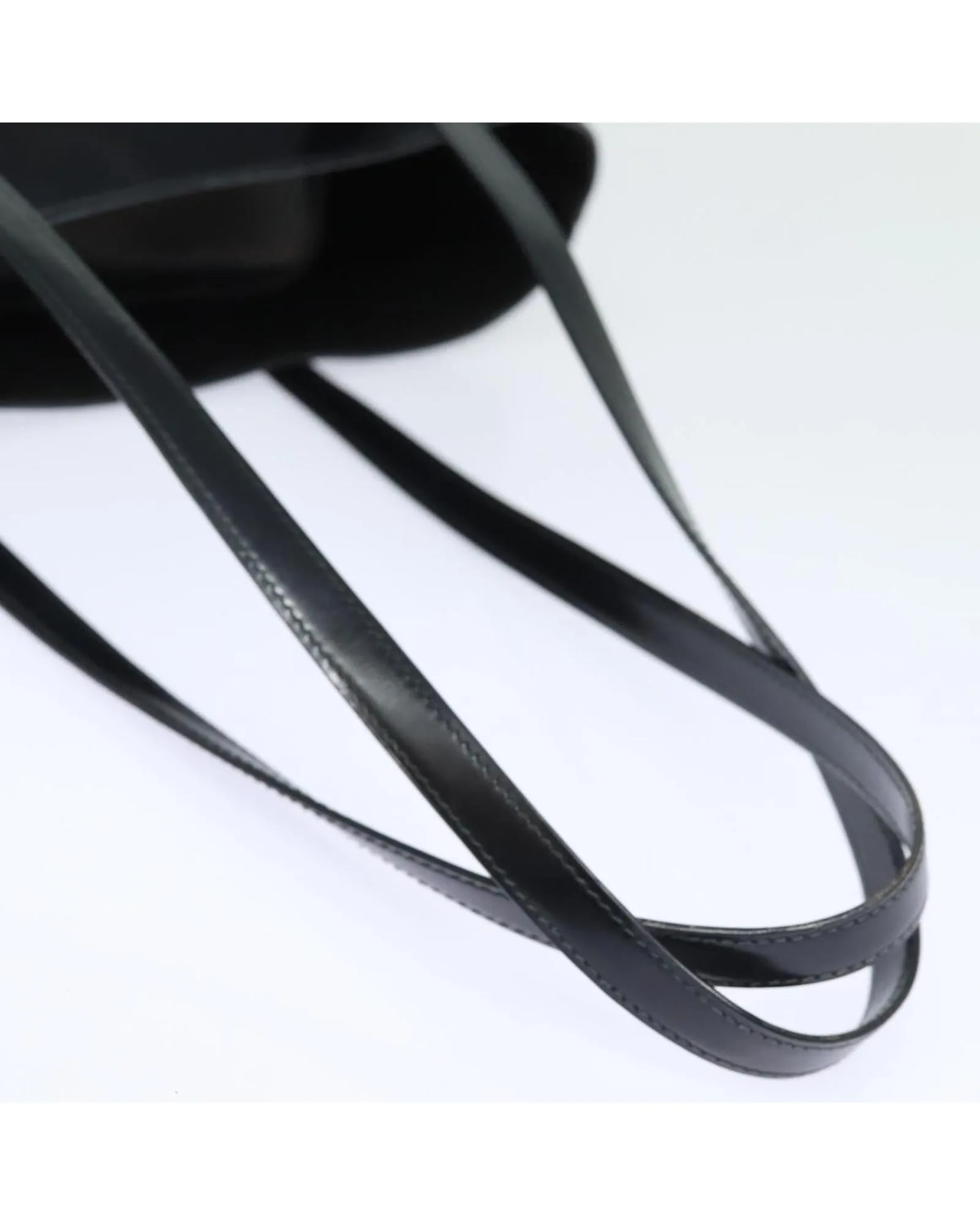 Patent Leather Tote Bag with Pouch
