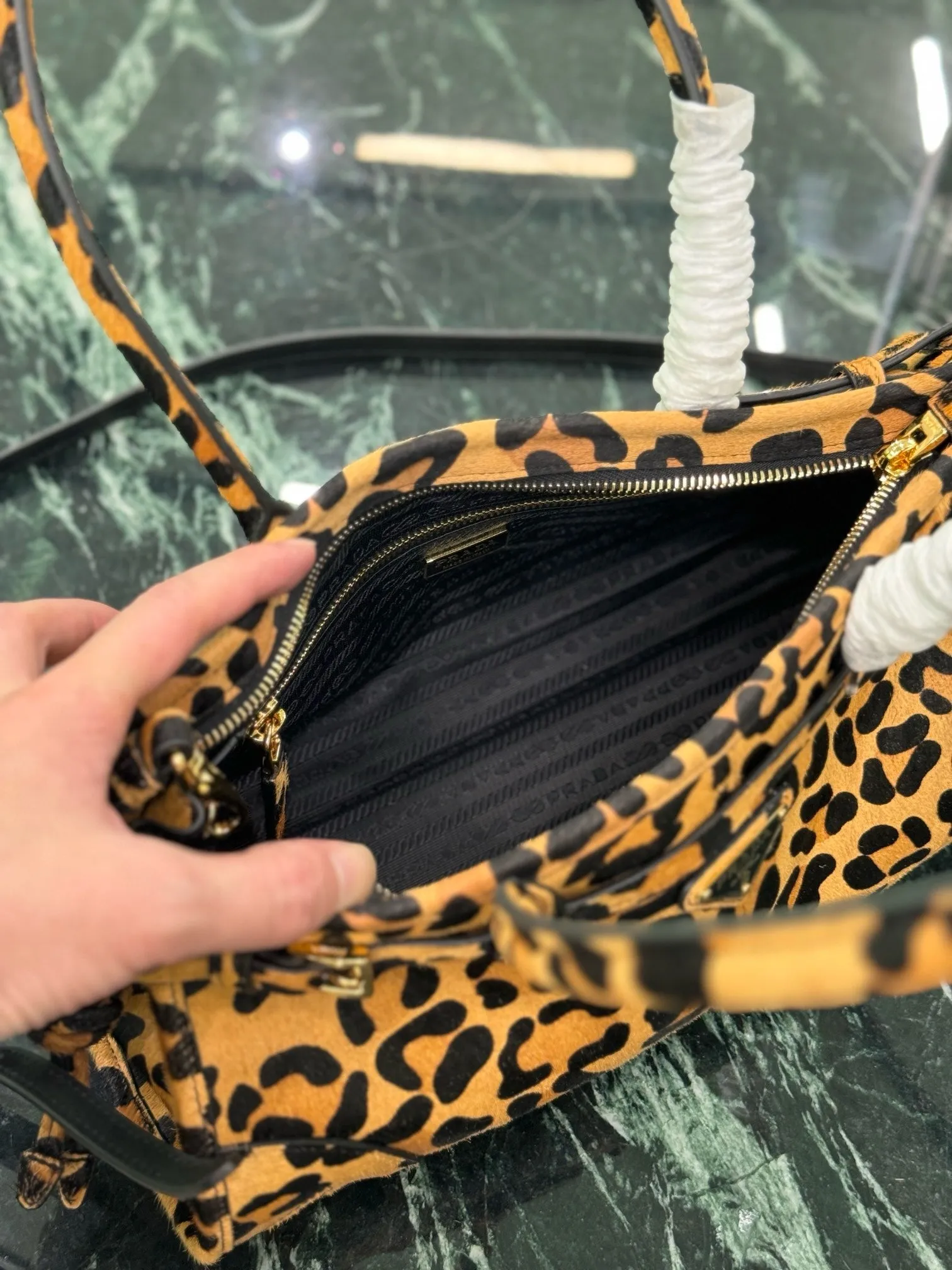 PD335 Cocoa Medium/Large Suede Handbag / HIGHEST QUALITY VERSION