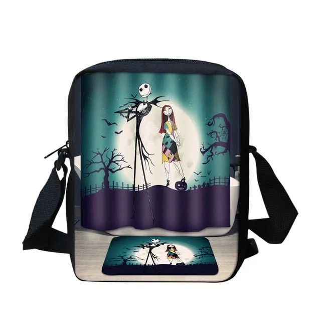 Printed Messenger Bag