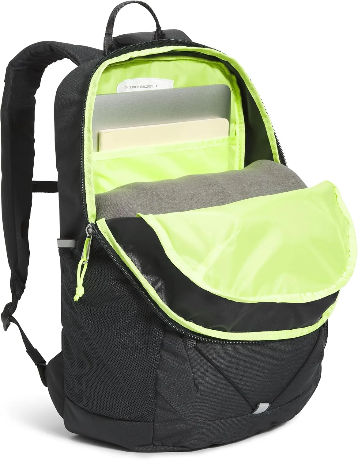 THE NORTH FACE Teen Court Jester Backpack, Asphalt Grey/LED Yellow-NPF, One Size