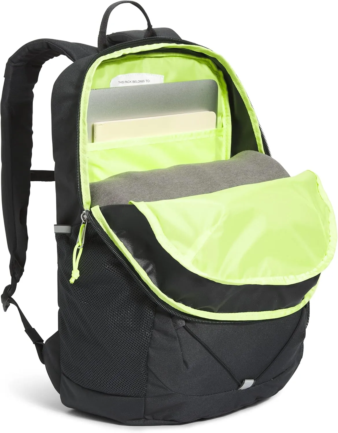 THE NORTH FACE Teen Court Jester Backpack, Asphalt Grey/LED Yellow, One Size