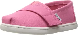 TOMS Girl's Bubblegum Pink Canvas Tiny Classics 10009918