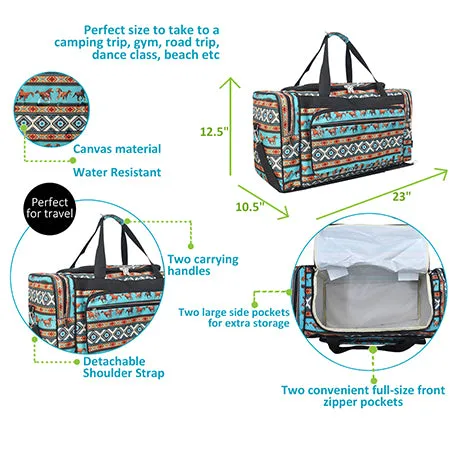Western Bronco NGIL Canvas 23" Duffle Bag