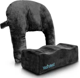 YESINDEED Brazilian Butt Lift Pillow   Back Support Cushion  Dr. Approved BBL Foam Pillow with Carrying Bag for Post Surgery Recovery  Comfortable and Firm Cushions Set